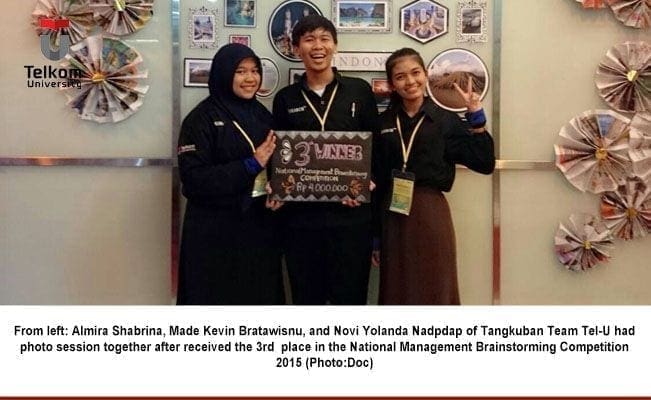 160415 Selfie 4 Social Bring Tel U Team to The 3rd Place in National Management Brainstorming Competition 2015