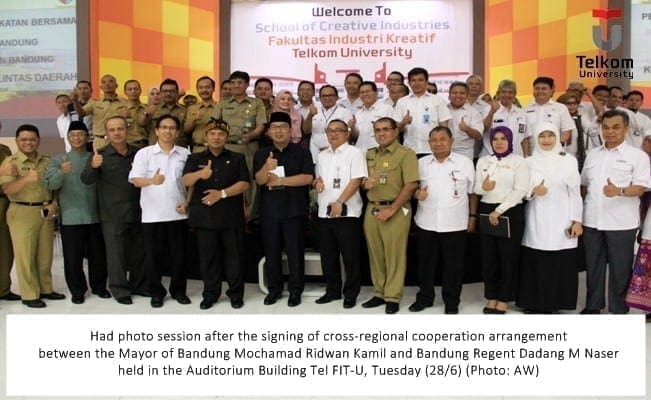 Tel U Claimed to Assist City and District Government Bandung