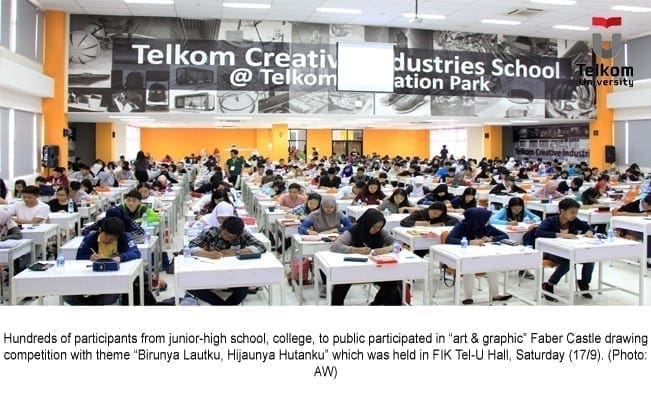 190916 Engaging Youth in Environmental Awareness Tel U and Faber Castell Held Drawing Competition