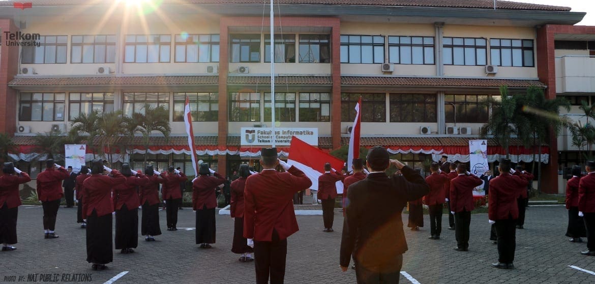 17 Telkom Universiy Rayakan HUT Ke 74 RI 1