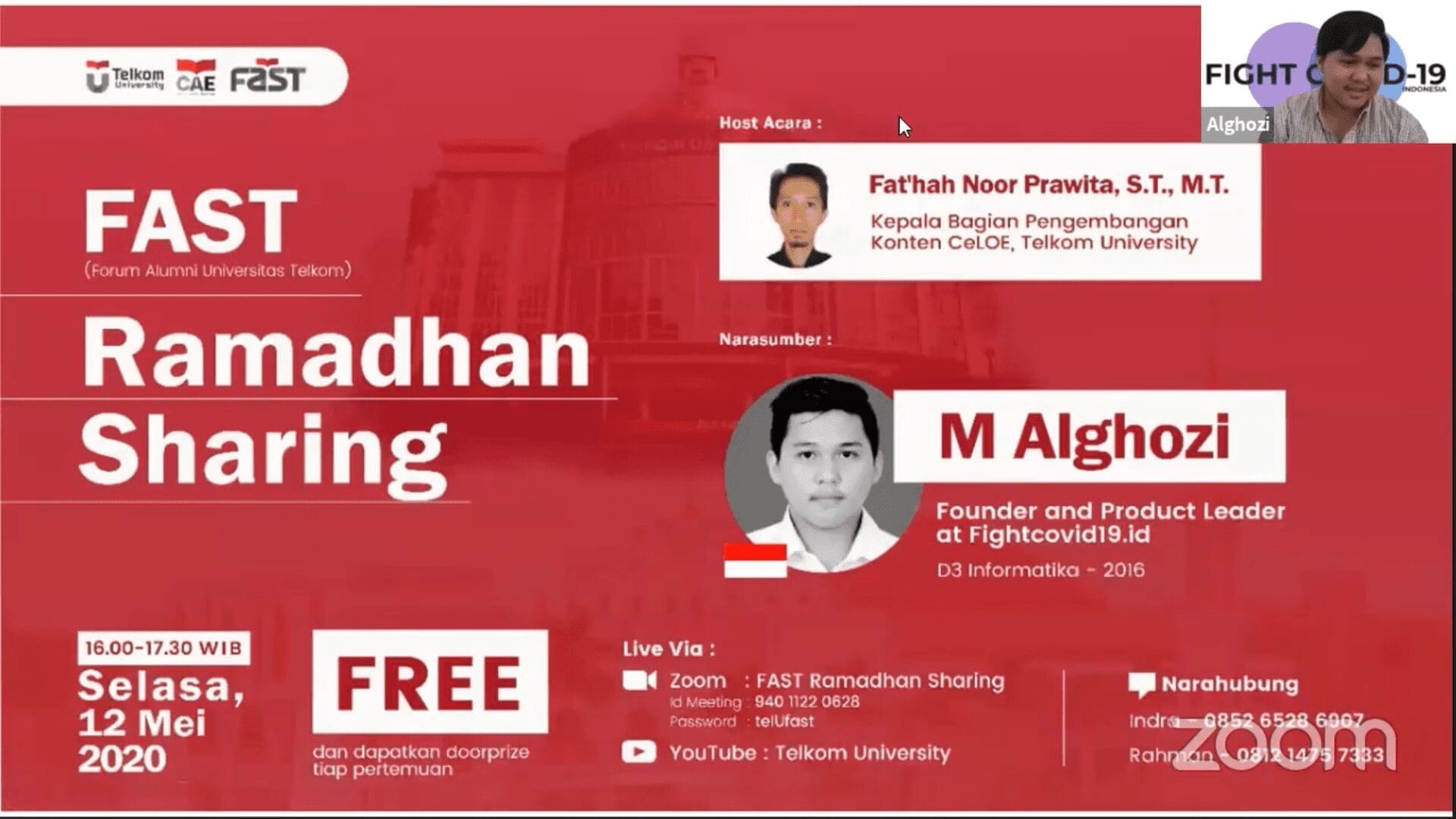 7 FAST Ramadhan Sharing 19 Alghozi YouTube Google Chrome 12 05 2020 16 51 11