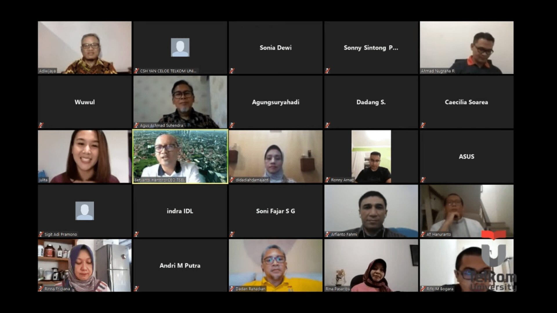 FAST Ramadhan Sharing 23 Setyanto Hantoro CEO Telkomsel YouTube Google Chrome 17 05 2020 18 08 43