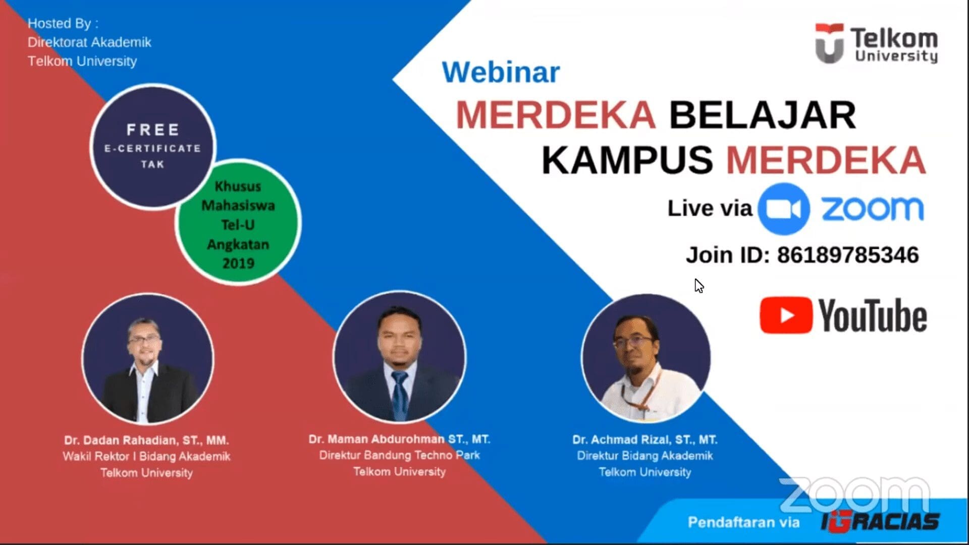 Merdeka Belajar Kampus Merdeka Telkom University