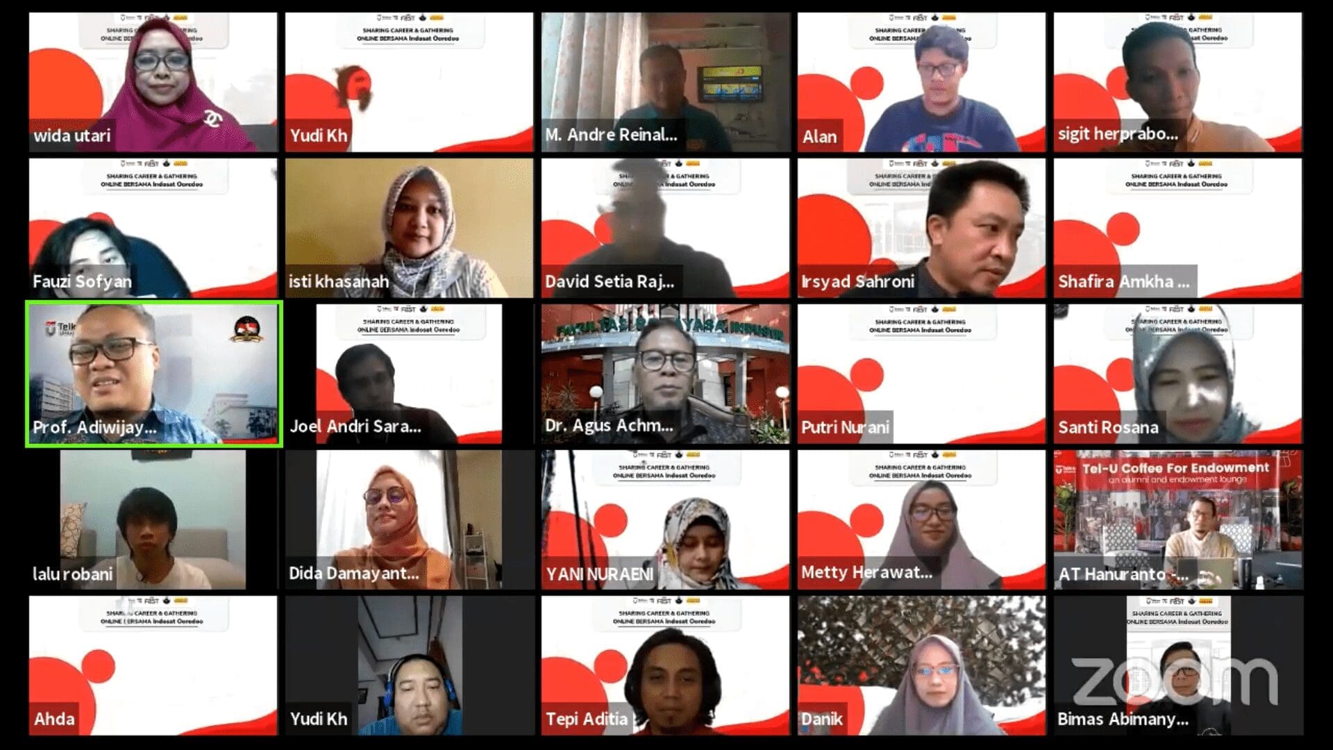 Sharing Career Gathering Online Bersama Indosat Oooredoo