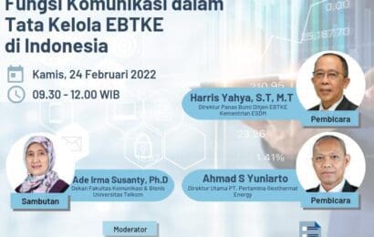 Fungsi Komunikasi dalam Tata Kelola Energi Baru Terbarukan dan Konservasi Energi (EBTKE) di Indonesia