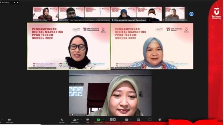 3 Dosen Digital PR Telkom University Melakukan Pengabdian Masyarakat kepada SMA Telkom 2 Medan