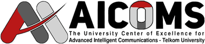 Logo AICOMS Telkom University AICOMS