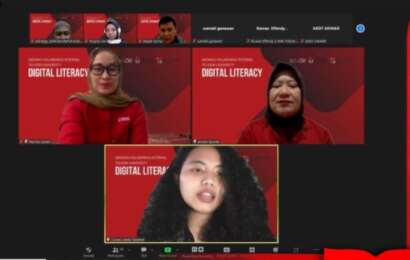 Kolaborasi 3 Fakultas Telkom University Berbagi Materi Konten Digital bersama SMK Telkom 2 Medan