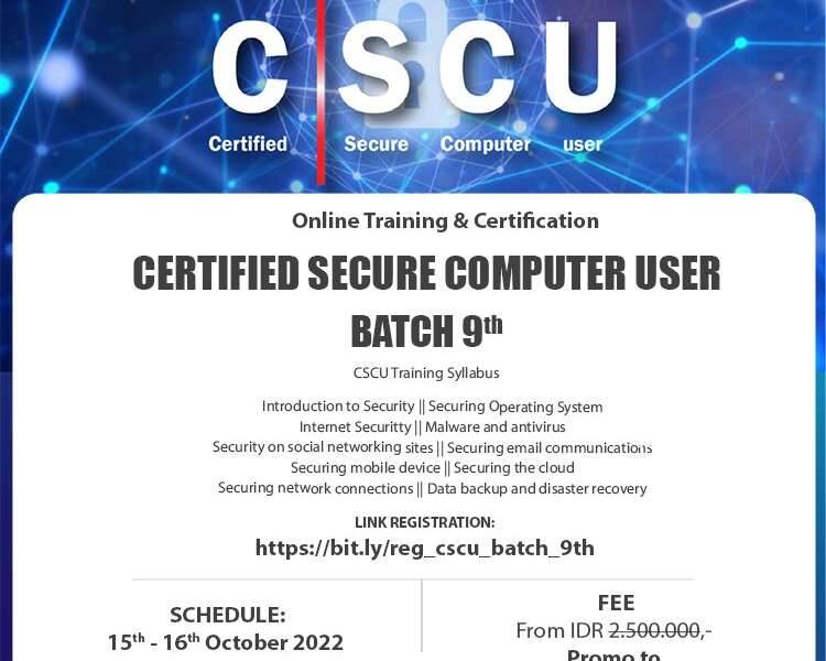 CERTIFIED SECURE COMPUTER USER