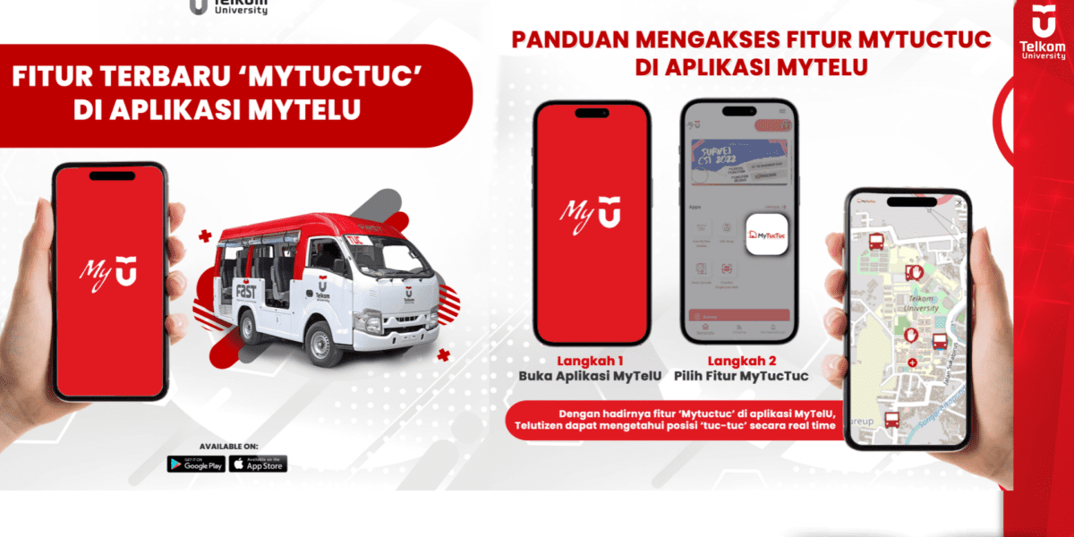 Fitur My Tuc-Tuc Resmi Diluncurkan pada Aplikasi MyTelU