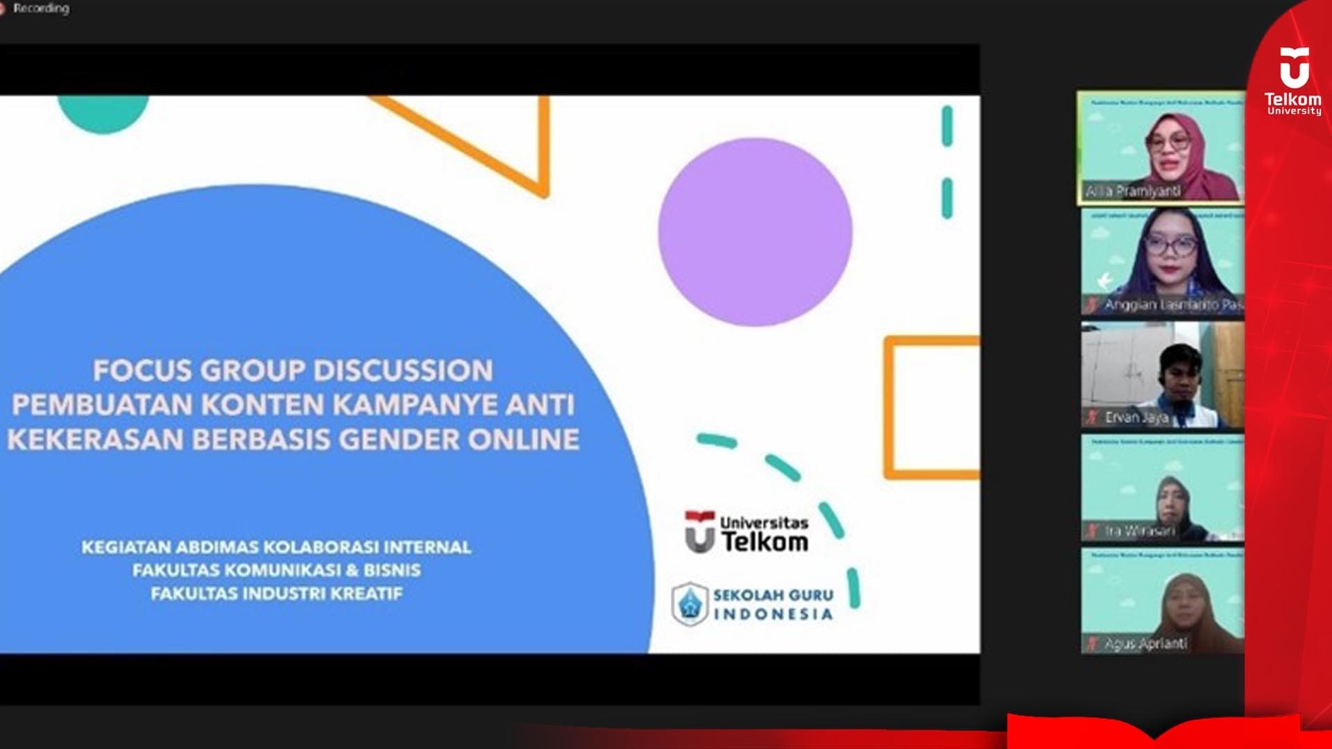 Tel-U Tumbuhkan Kesadaran Anti Kekerasan Berbasis Gender