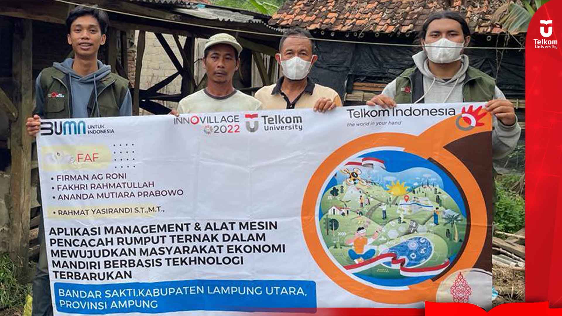 Tel U Bantu Tingkatkan Kualitas Ternak di Lampung