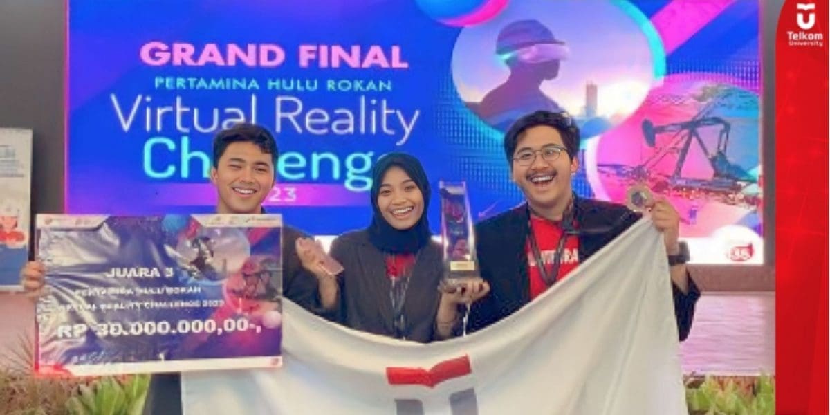 Mahasiswa Tel U Raih Juara 3 Dalam Kompetisi Virtual Reality Challenge 2023