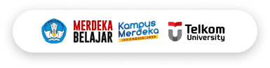 Logo Merdeka Belajar Telkom University