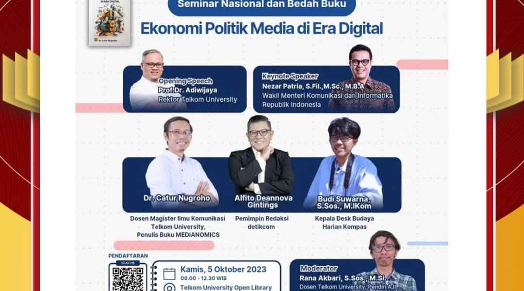 Seminar Nasional dan Bedah Buku "Ekonomi Politik Media di Era Digital"