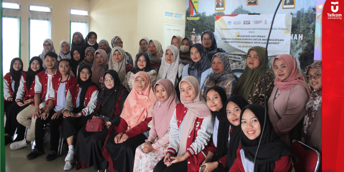 Budidaya Sapi Perah Sebagai Olahan Pangan Ide Kreatif Mahasiswa Tel U Bagi Desa Sukamanah Bandung Selatan 2