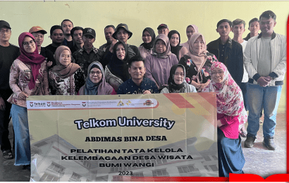 Tel U Berikan Pendampingan dan Peningkatan Literasi Tata Kelola Desa Wisata Bumiwangi