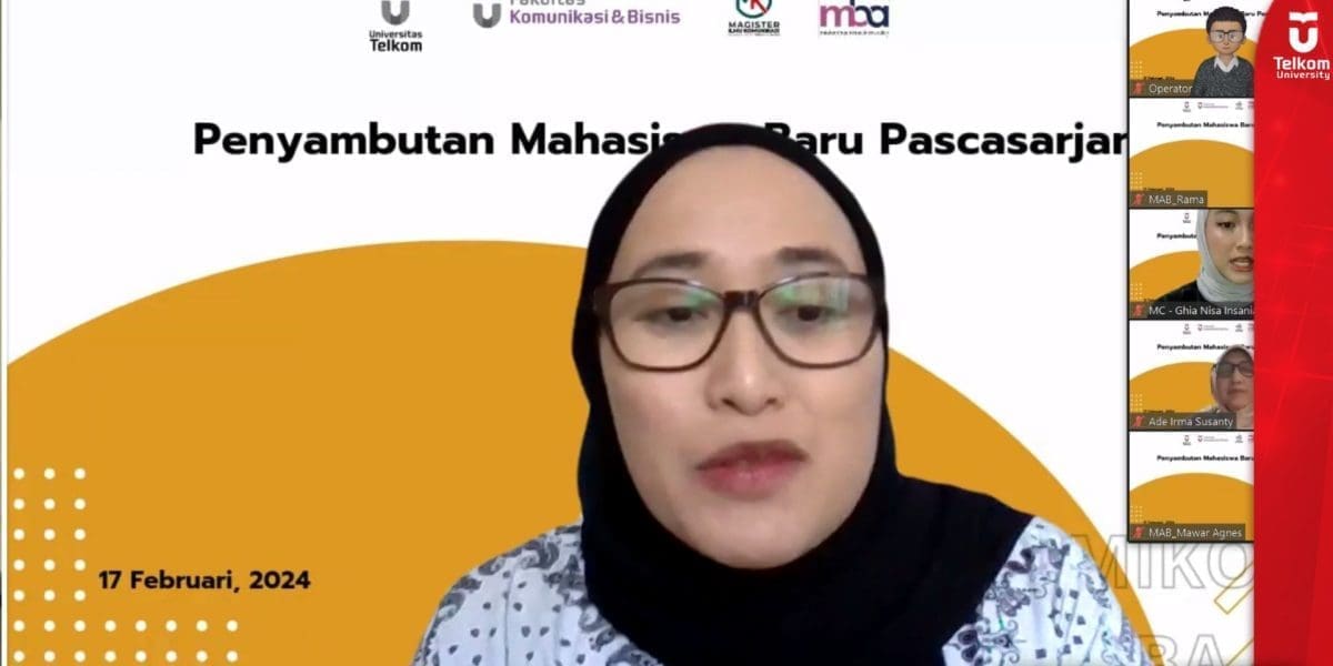 Tel U Sambut Mahasiswa Baru Pascasarjana S2 Ilmu Komunikasi dan S2 Administrasi Bisnis dengan Antusias