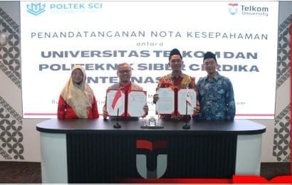 Politeknik Siber Cerdika Internasional (SCI) dan Tel U Jalin Kerjasama Melalui Penandatanganan MOU