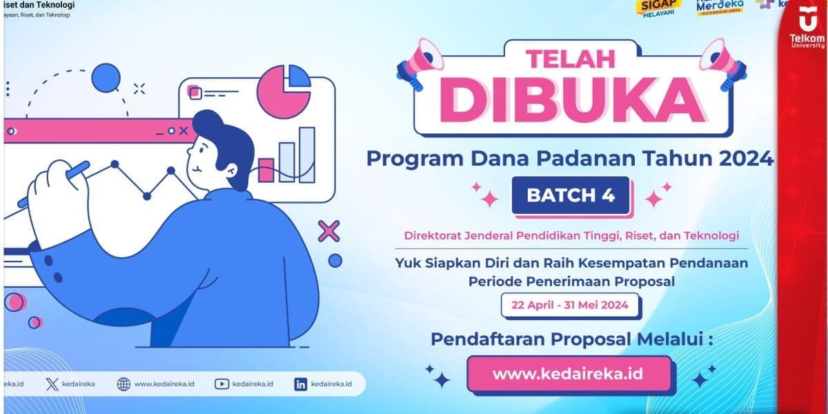 Kemdikbudristek Kembali Buka Pendaftaran Program Dana Padanan (PDP) Batch IV Tahun 2024
