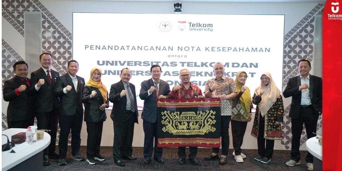 Penandatanganan MoU antara Telkom University dengan Universitas Teknoktrat Indonesia Wujud Sinergi Program Antar Institusi