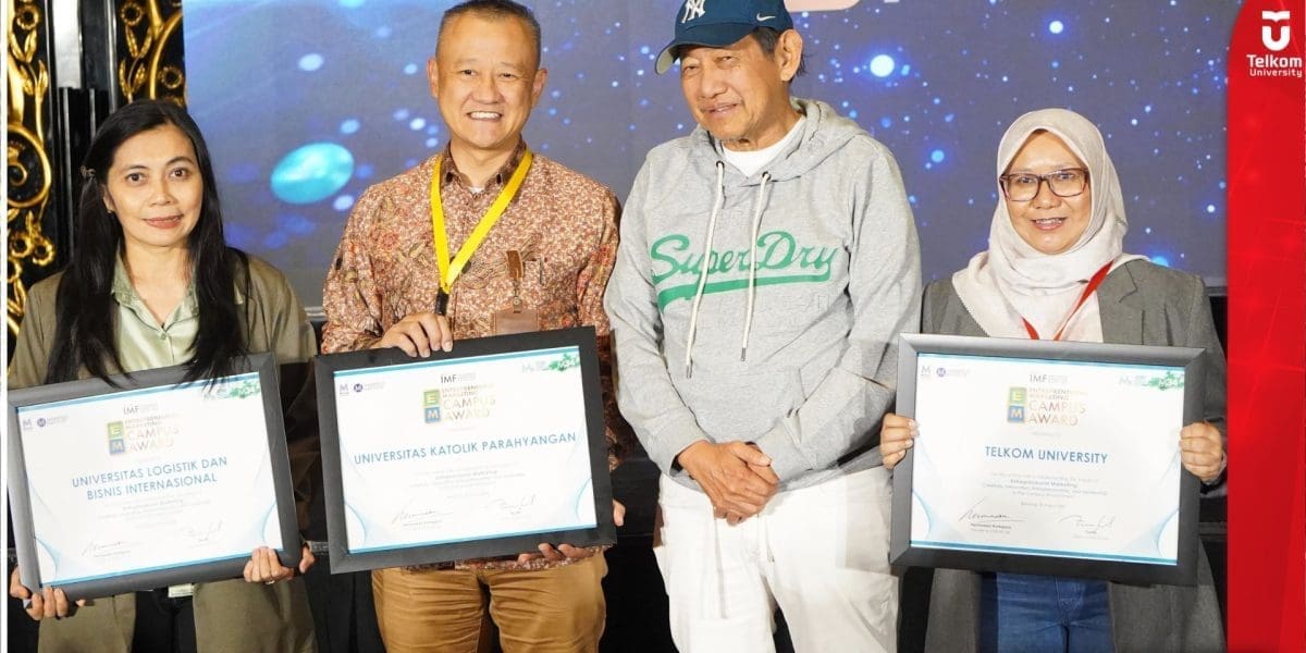 Tel U Raih Penghargaan Bergengsi dari MarkPlus Institute di Indonesia Marketing Festival 2024 
