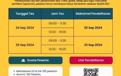 TOEIC untuk Civitas Tel U