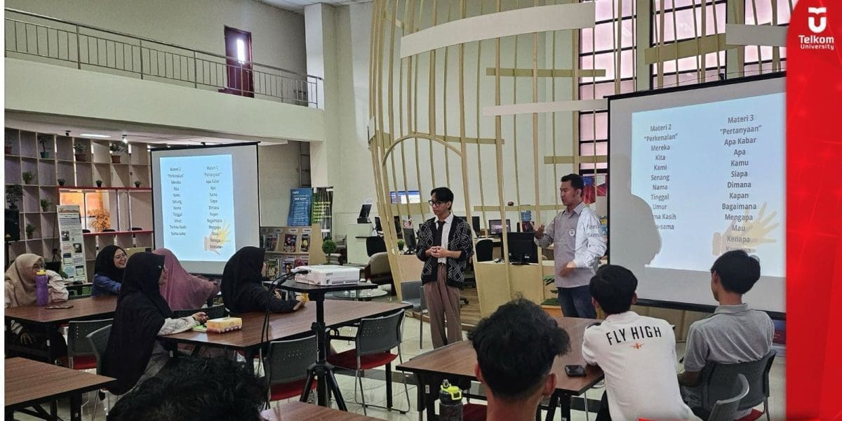 Dukung Tel U yang Lebih Inklusif Open Library Gelar Workshop Bahasa Isyarat BISINDO