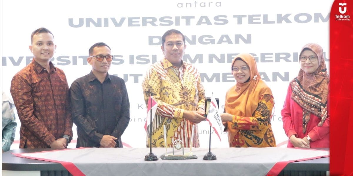 Penandatanganan MoU Telkom University dengan Universitas Islam Negeri Sumatera Utara Medan