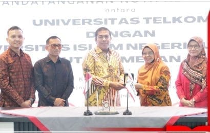 Penandatanganan MoU Telkom University dengan Universitas Islam Negeri Sumatera Utara Medan