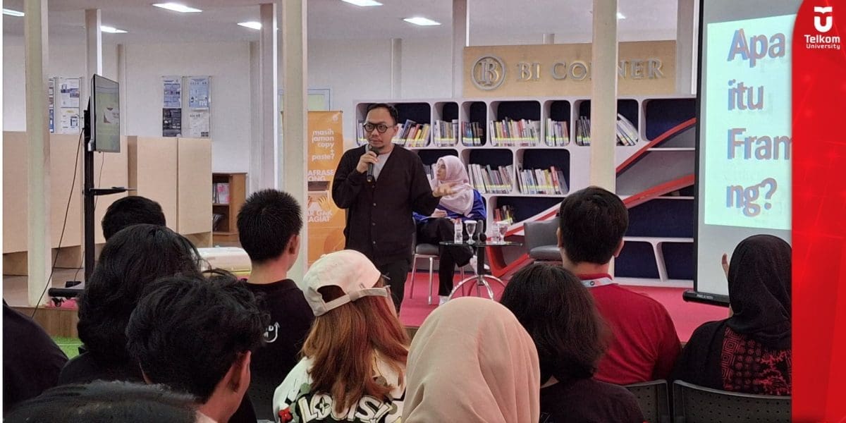 Open Library Tel U Gelar Seminar Framing in Social Media Content