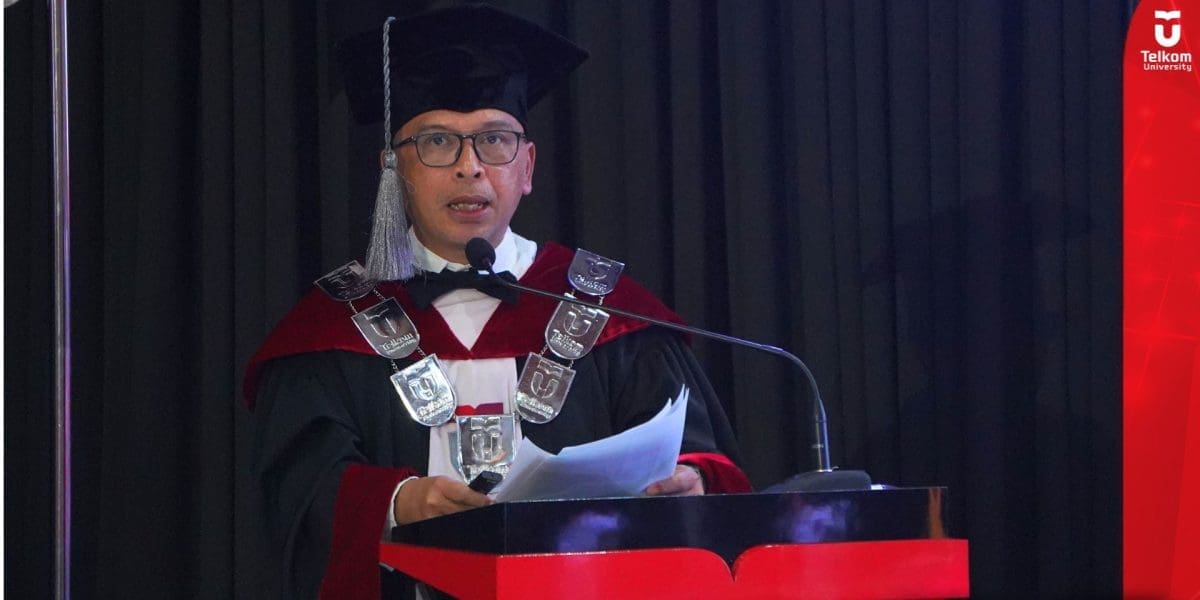 Sah! Prof Dr Andry Alamsyah Dikukuhkan sebagai Guru Besar ke 15 Telkom University pada Bidang Digital Business Strategy