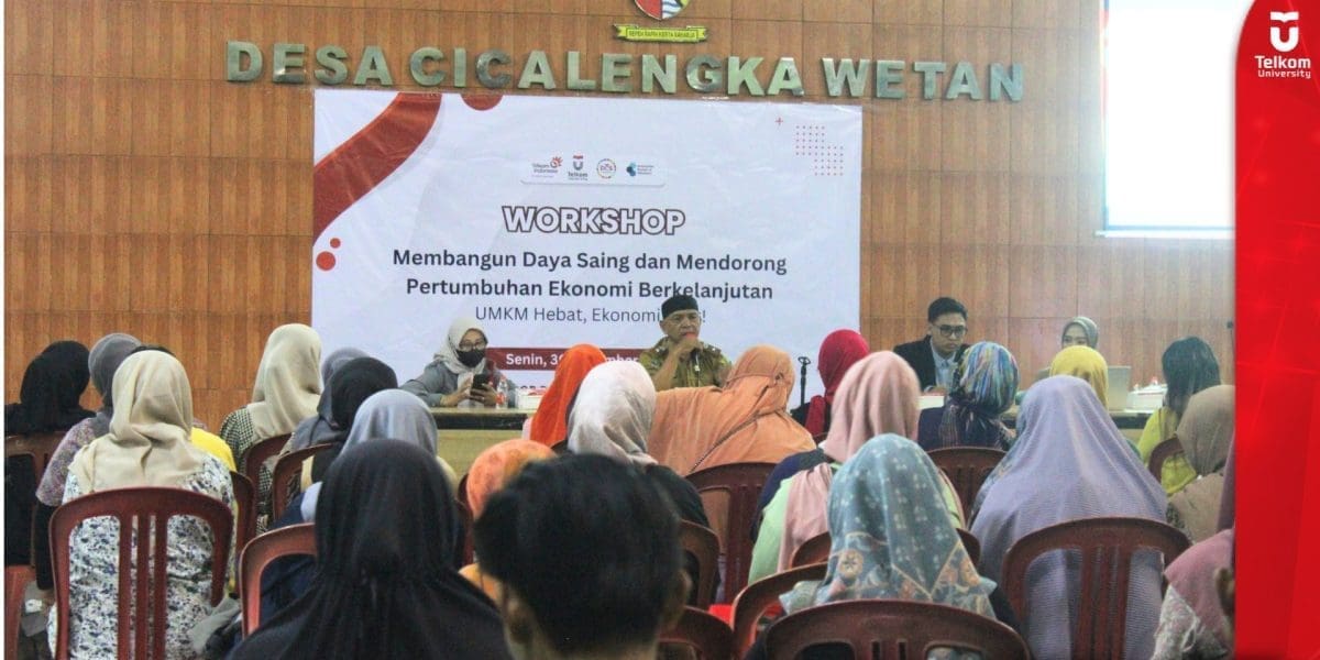 Telkom Indonesia dan Telkom University Bawa UMKM Desa Cicalengka Wetan Menuju Era Digital