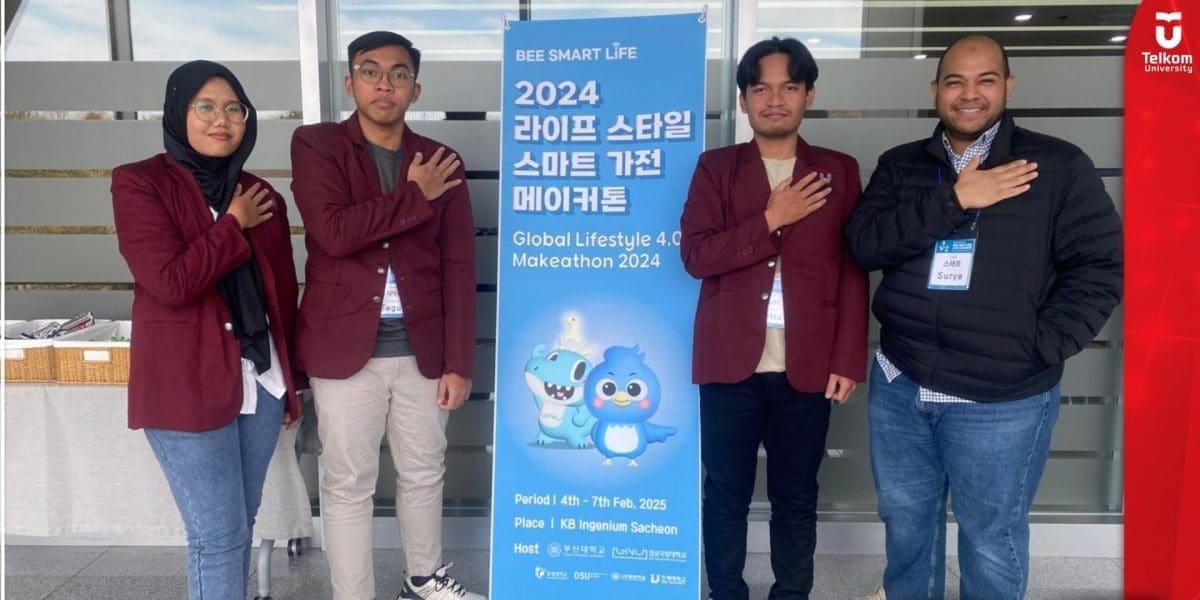 Mahasiswa Telkom University Berkompetisi di Makeathon 2024 Korea Selatan