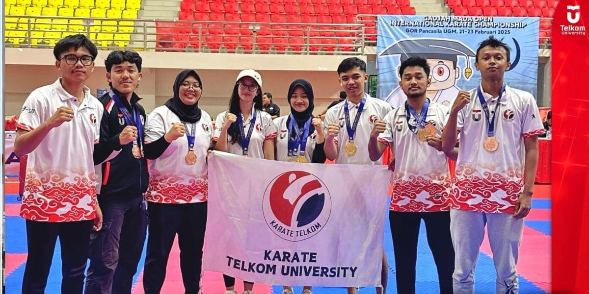 UKM Karate Telkom University Raih Prestasi di Gadjah Mada Open International Karate Championship II 2025