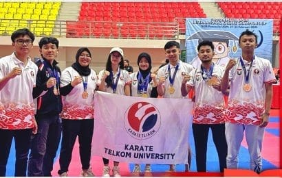 UKM Karate Telkom University Raih Prestasi di Gadjah Mada Open International Karate Championship II 2025