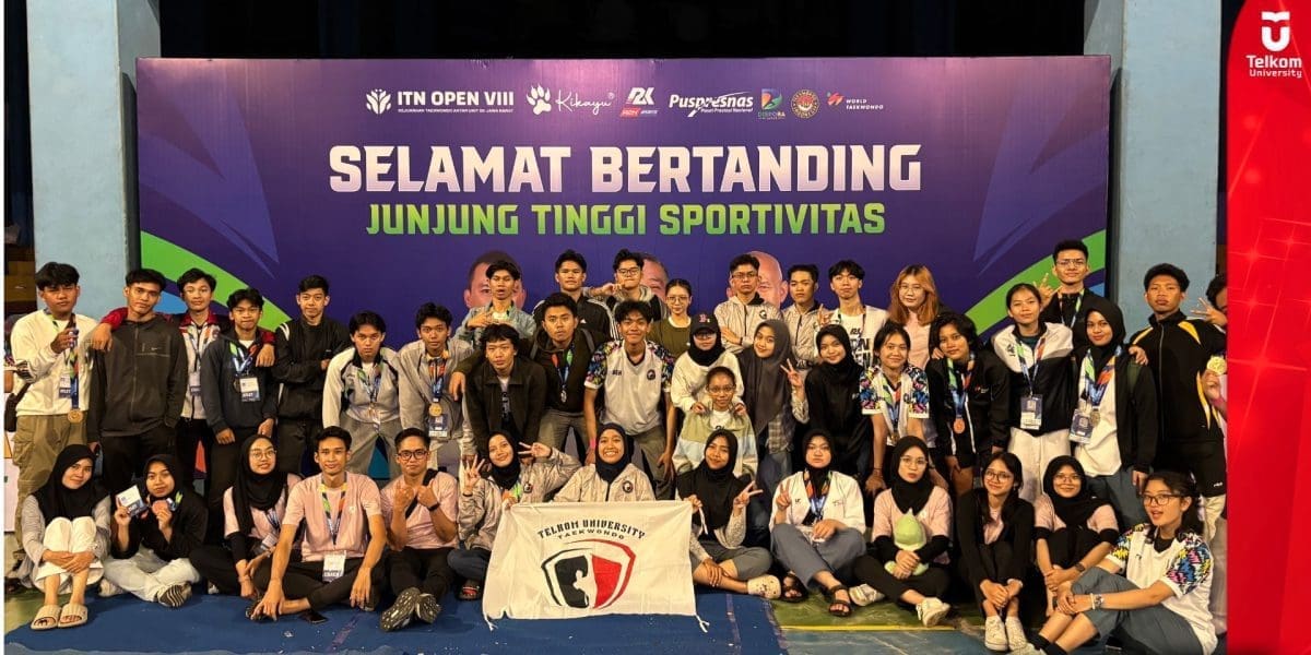 Prestasi Gemilang! UKM Taekwondo Telkom University Borong 31 Medali di ITN Open VIII 2025