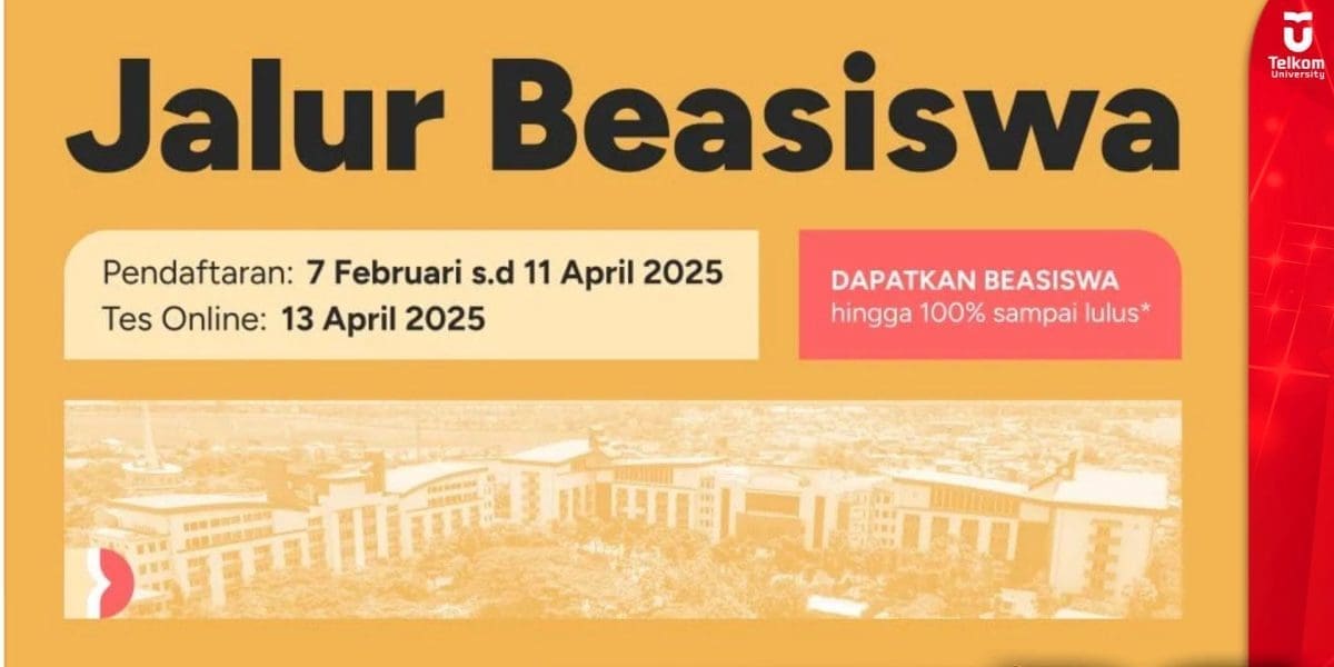 Telkom University Kembali Buka Jalur Beasiswa 2025!
