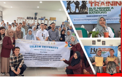 DOSEN TELKOM UNIVERSITY MELAKSANAKAN PELATIHAN SDGs BERBASIS AUDIO BAGI GURU SLB NEGERI “A” PAJAJARAN-BANDUNG