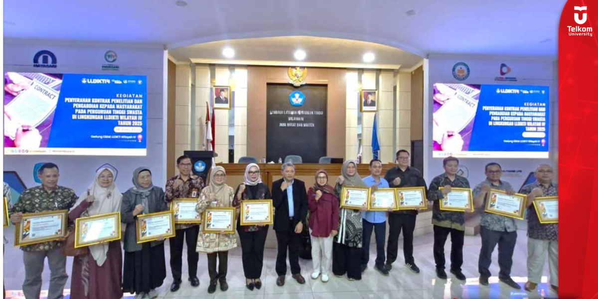 Penyerahan Kontrak Hibah 2025 oleh LLDIKTI IV