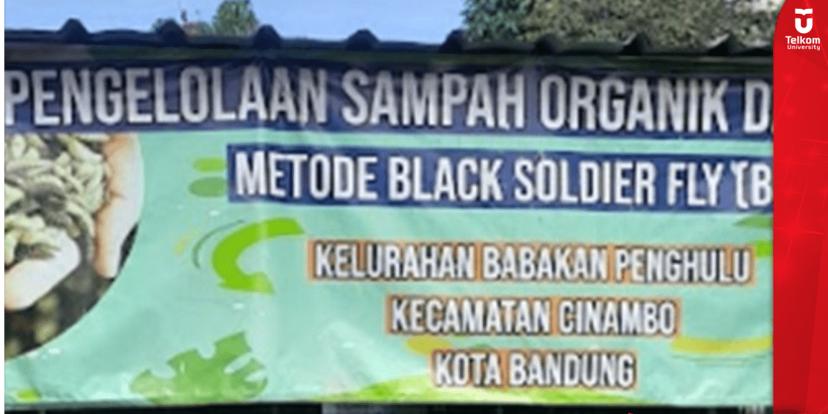 DCS Telkom University dan FTE Lakukan Kunjungan Pengelolaan Sampah melalui Budidaya Maggot di Bandung