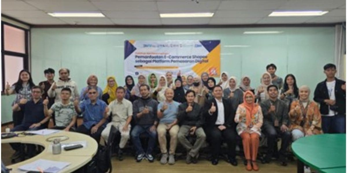 Dorong UMKM Go Digital, Prodi Teknik Industri, Telkom University dan Rumah BUMN BRI Bandung Gelar Pelatihan E-Commerce Shopee
