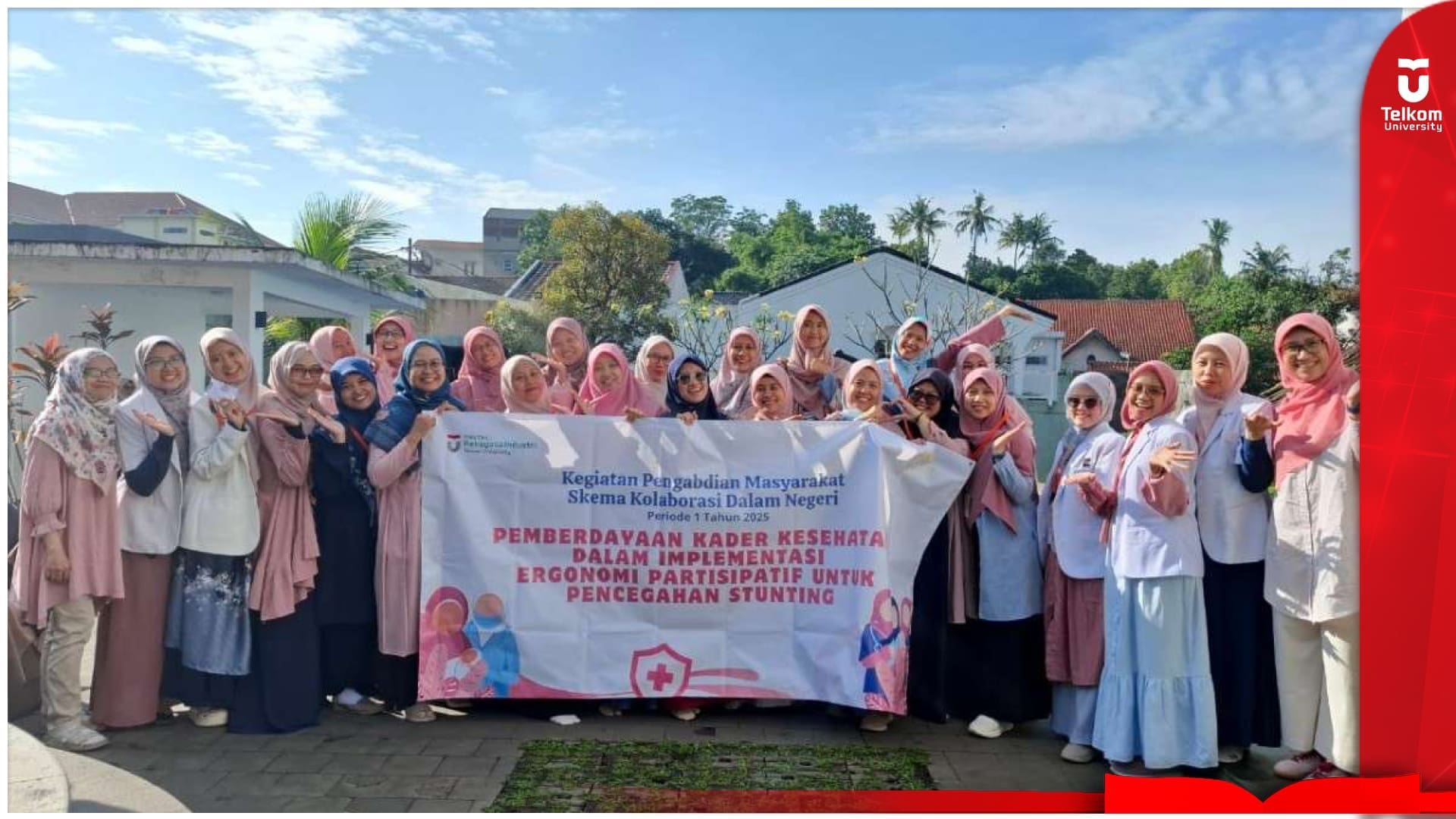 Bersama Kader Kesehatan, Universitas Telkom Dorong Pencegahan Stunting…