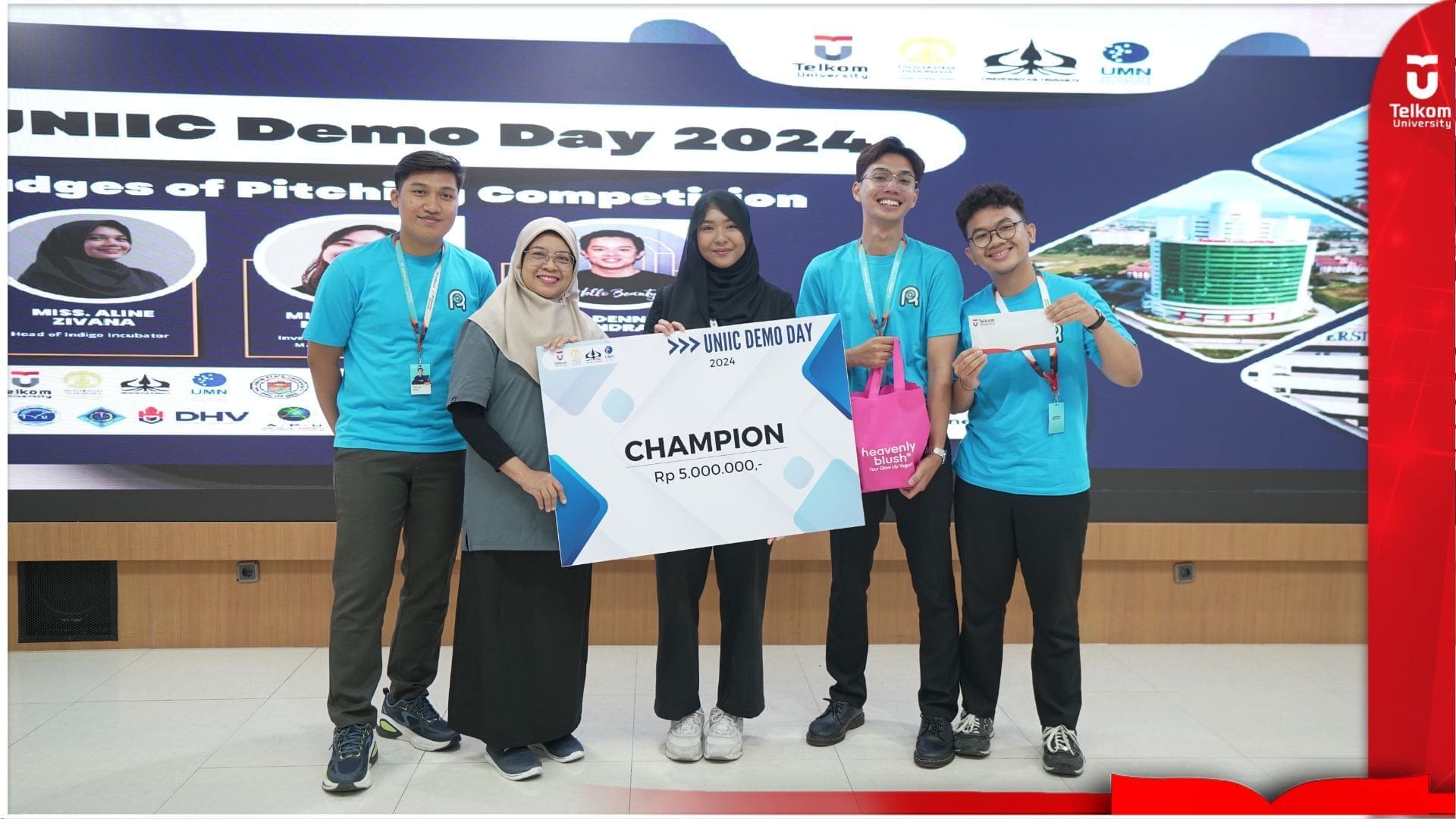 Dua Startup Tel-U, Raih Juara Dalam Pitching Competition…