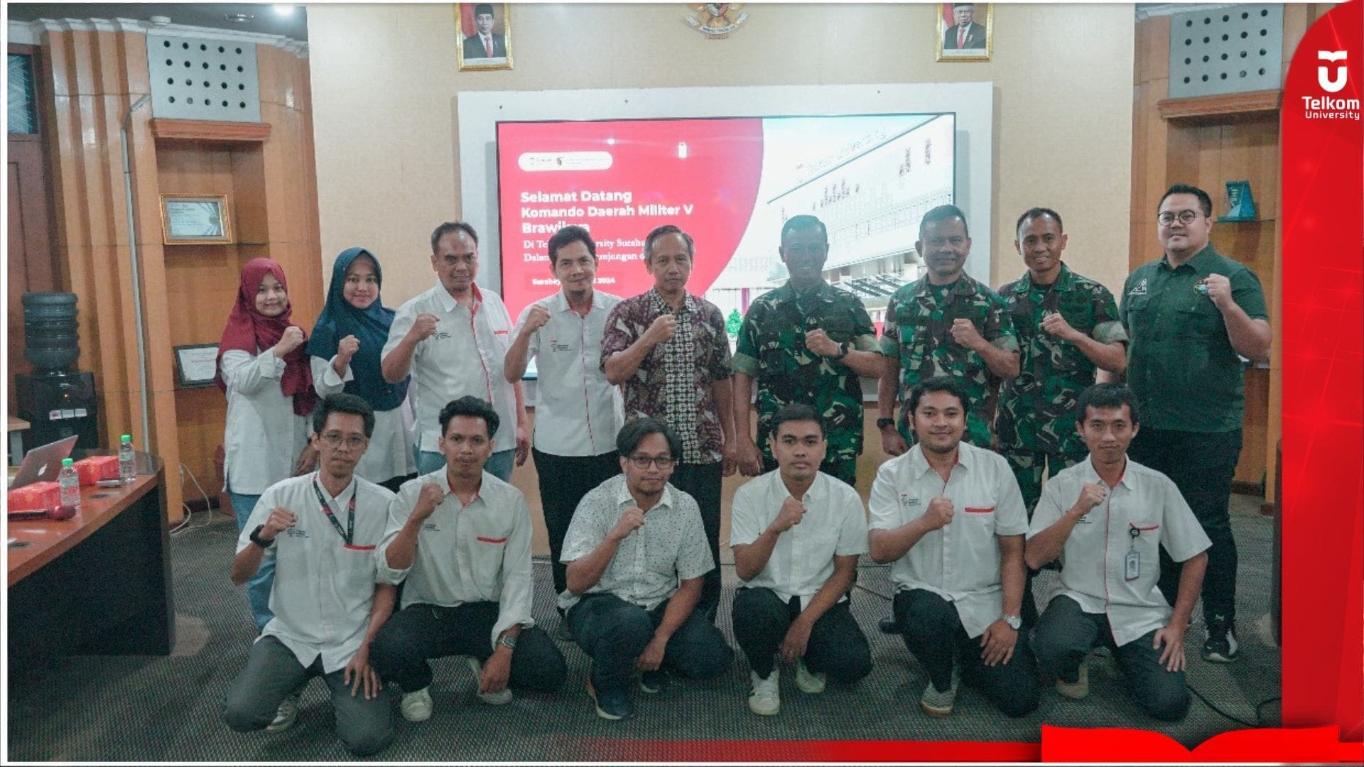 Kunjungan KODAM V Brawijaya Ke Tel-U Surabaya, Kolaborasi Pengembangan Teknologi 