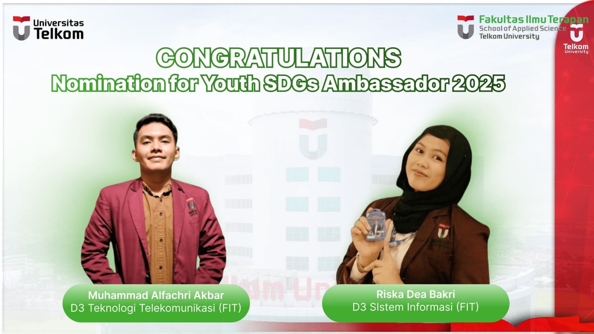 Mahasiswa Telkom University Raih Pengakuan di Youth SDGs&hellip;