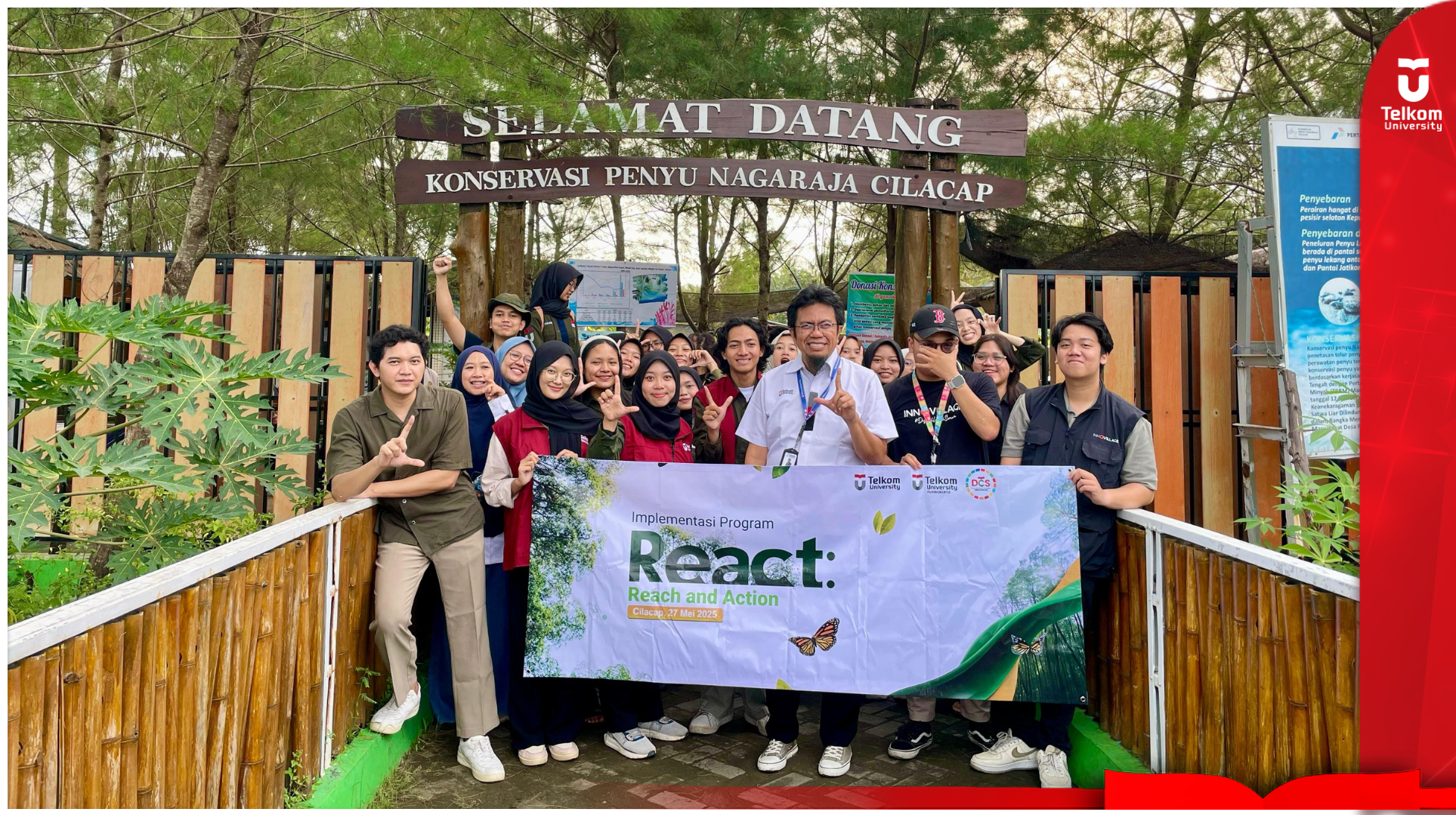 Telkom University Lakukan Aksi Peduli Lingkungan dengan Melepas…