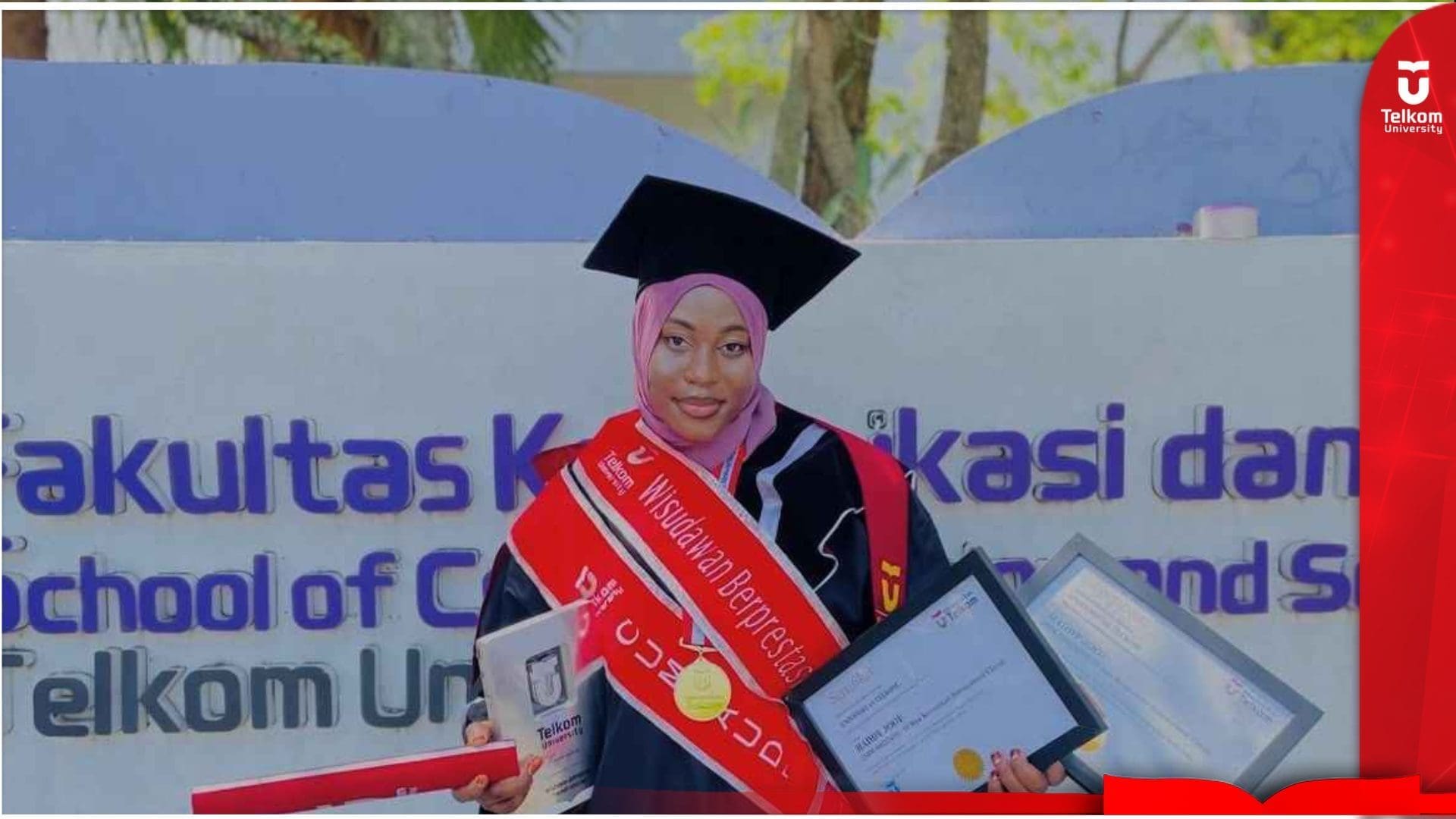 Mahasiswa Berprestasi Telkom University, Haddy Joof Lanjut S2&hellip;