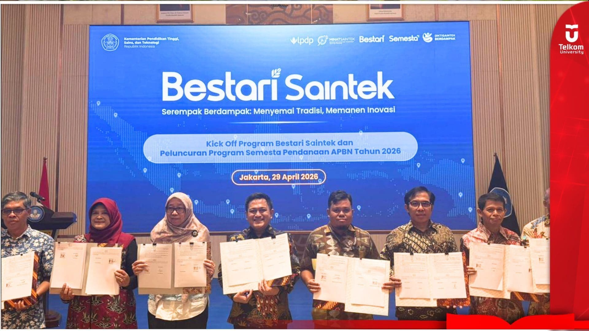 Lima Peneliti Telkom University Raih Pendanaan Bestari Saintek&hellip;