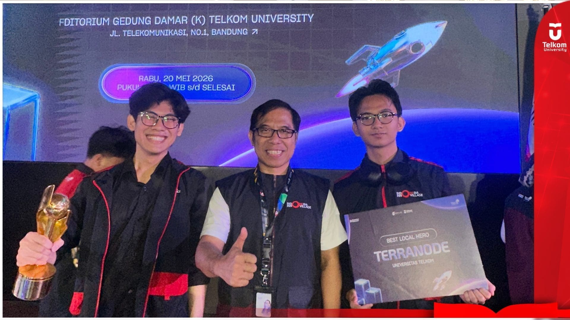 TerraNode Telkom University Raih Penghargaan Best Local Hero&hellip;